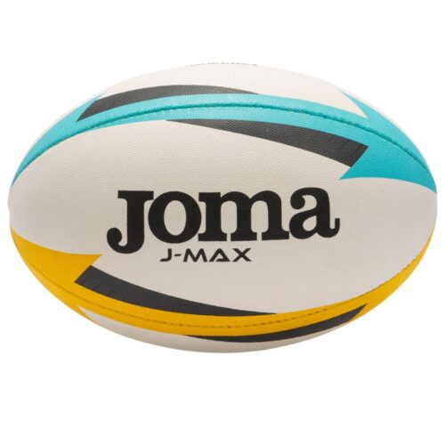 Piłka do RUGBY J-MAX Biało-żółto-morska
