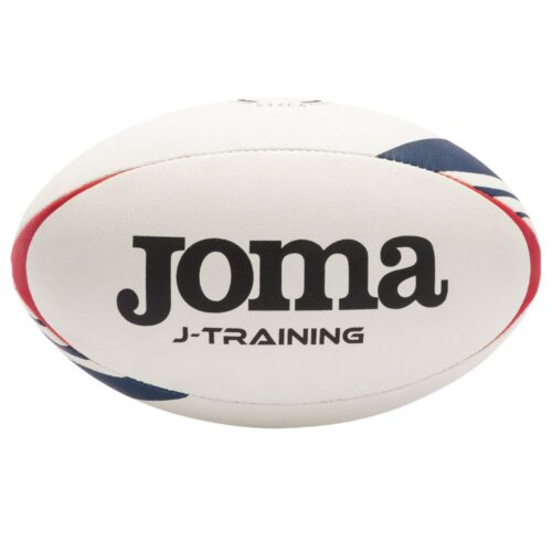 Piłka do RUGBY J-TRAINING Biało-czerwona